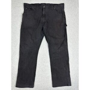 Dickies Mens Black Jean Carpenter Work Pant 44x32 Cotton Spandex Grunge Street